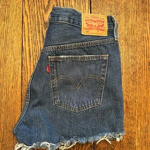 Levi's Classic Blue Denim Shorts
